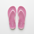 Aqua Pink Jelly Sandals Flat Lay